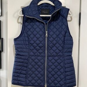 Navy Quilted Women's Vest